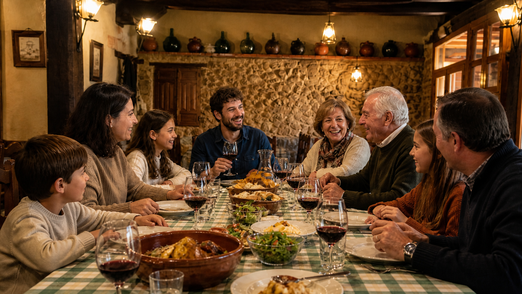 Comidas y cenas familiares en El Rincón del Tuerto Pirón